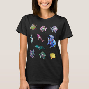 Goldfish swimming with the sun T-Shirt