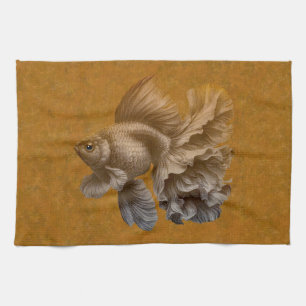 Goldfish Tea Towel