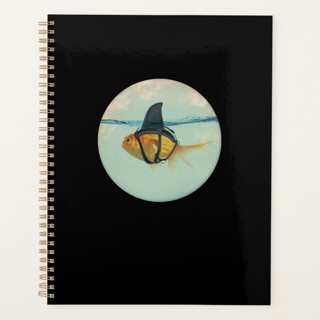 Goldfish with a Shark Fin Planner (Front)