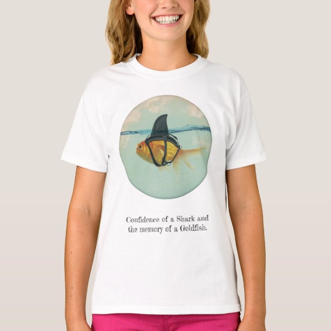 Goldfish with a Shark Fin T-Shirt (Front)