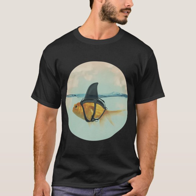 Goldfish with a Shark Fin T-Shirt (Front)