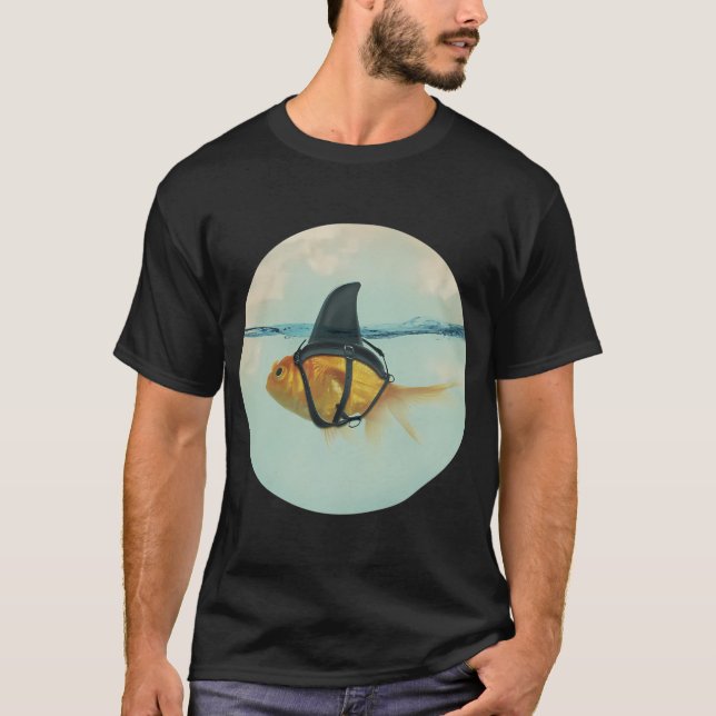 Goldfish with a Shark Fin T-Shirt (Front)
