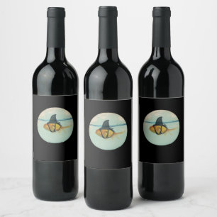 Goldfish with a Shark Fin Wine Label