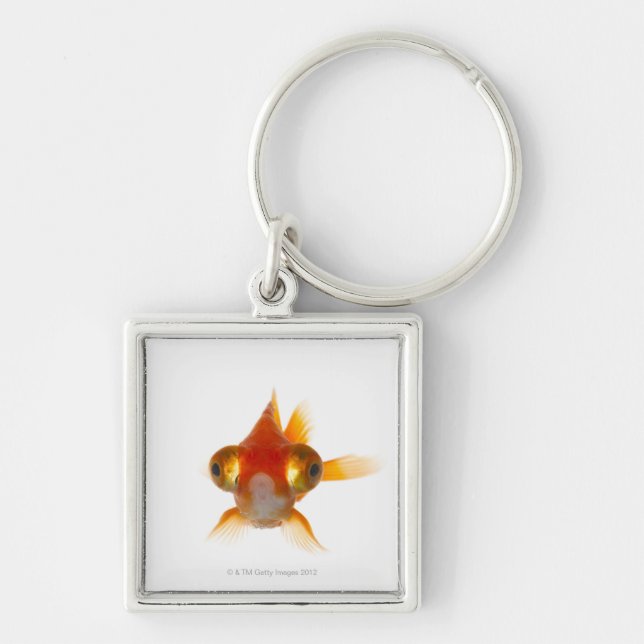 Goldfish with Big eyes 2 Key Ring (Front)