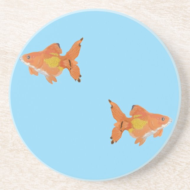 goldfishes coaster (Front)