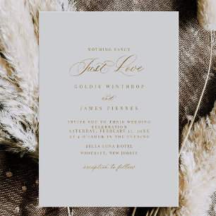 GOLDIE Calligraphy Simple Wedding Invitation