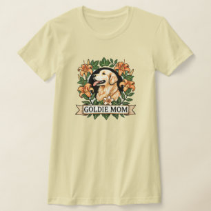 Goldie Mum Golden Retriever Dog Moms               T-Shirt