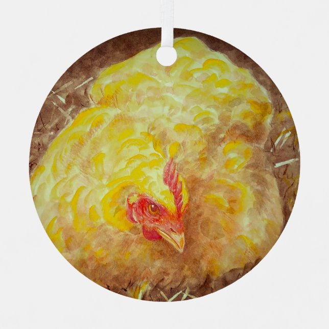 Goldie the Chicken Ornament (Front)