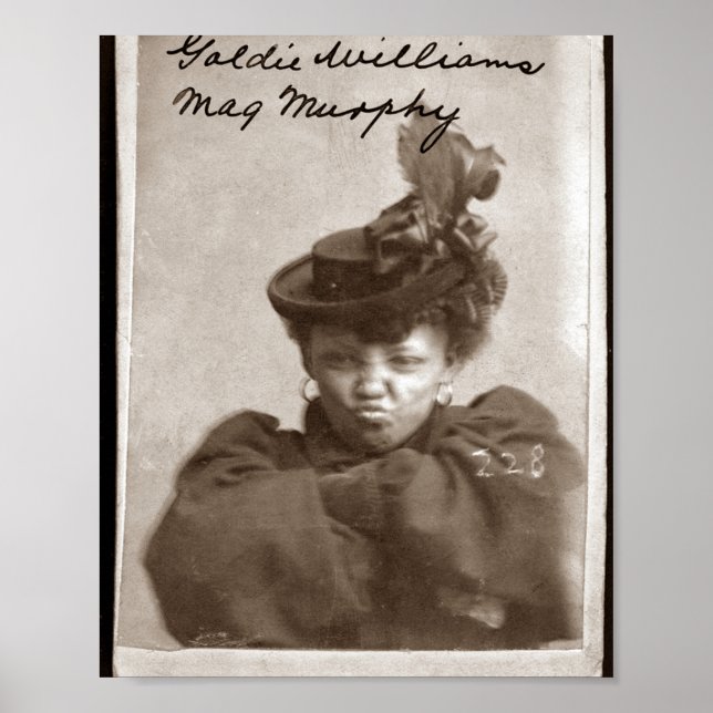 Goldie Williams Mugshot Poster (Front)