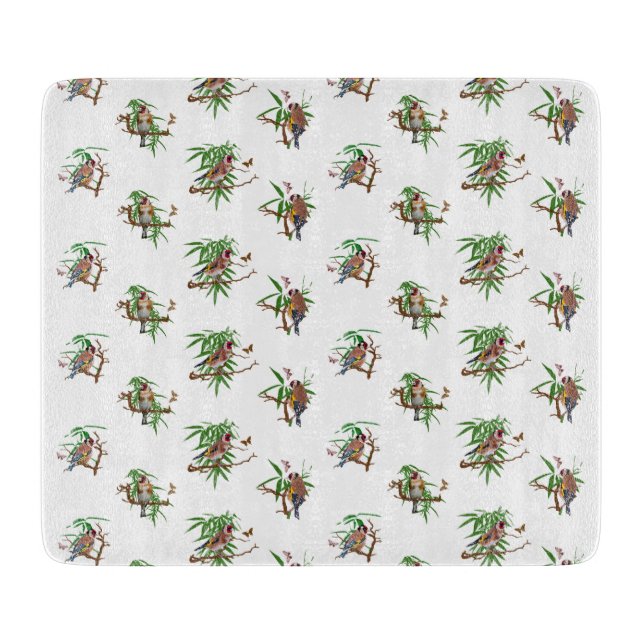 Goldies Frenzy Glass Cutting Board (Front)
