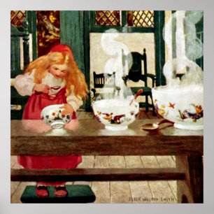 “Goldilocks and the Porridge” by Jessie W Smith Poster