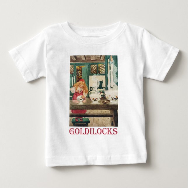 Goldilocks and the Three Bears Baby T-Shirt (Front)