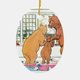 Goldilocks and The Three Bears Ceramic Tree Decoration