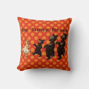Goldilocks & The Three Bears - Children's Book Cushion