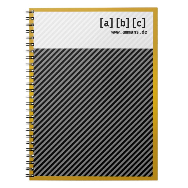 Goldrand note book (Front)
