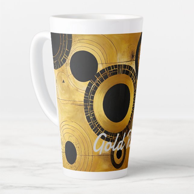 GoldRush 7 Latte Mug (Left Angle)