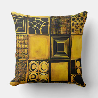 GoldRush 8 Throw Pillow