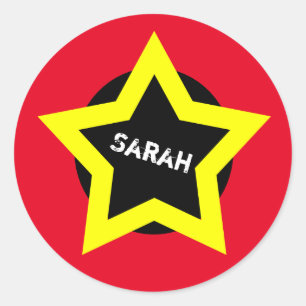 Golds Star & Top appreciation Sticker (Sarah)