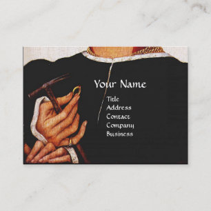 GOLDSMITH,PRECIOUS METALWORKER, GOLD JEWELRY ART BUSINESS CARD