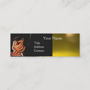 GOLDSMITH,PRECIOUS METALWORKER,GOLD JEWELRY ART MINI BUSINESS CARD