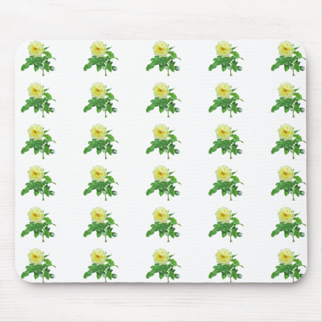 Goldstern Rose Mouse Pad (Front)