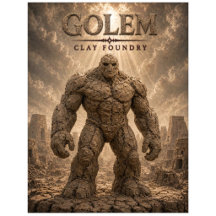 Golem Clay Foundry Dark Cinema