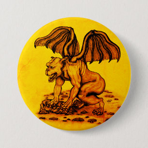Golem Gargoyle 7.5 Cm Round Badge