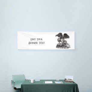 Golem Gargoyle Banner