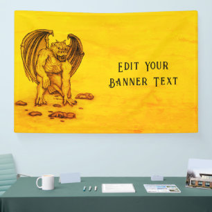 Golem Gargoyle Banner