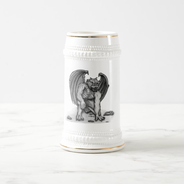Golem Gargoyle Beer Stein (Center)