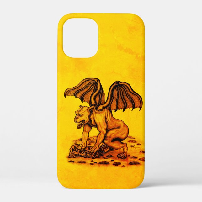 Golem Gargoyle Case-Mate iPhone Case (Back)