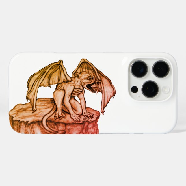 Golem Gargoyle Case-Mate iPhone Case (Back (Horizontal))