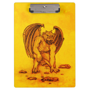 Golem Gargoyle Clipboard