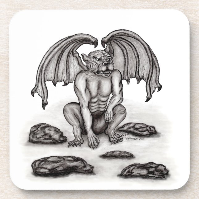 Golem Gargoyle Coaster (Front)
