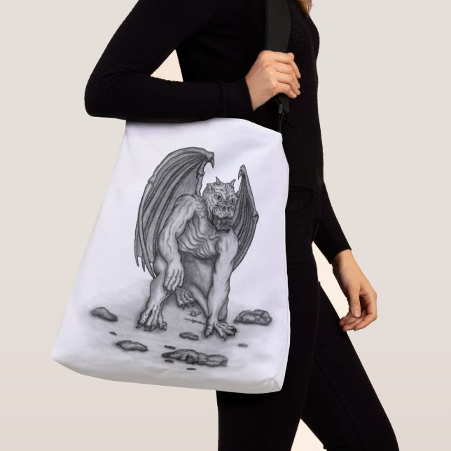 Golem Gargoyle Crossbody Bag (Close Up)