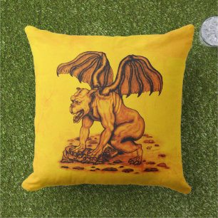 Golem Gargoyle Cushion