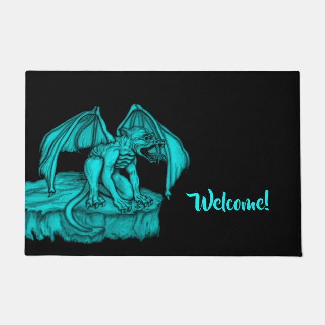 Golem Gargoyle Doormat (Front)