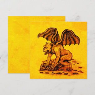 Golem Gargoyle flat card