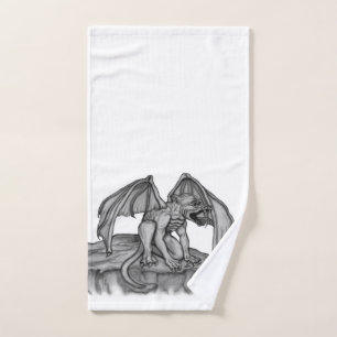 Golem Gargoyle Hand Towel