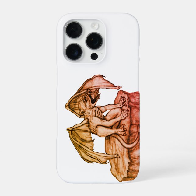 Golem Gargoyle iPhone Case (Back)
