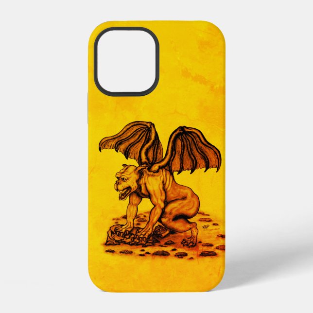 Golem Gargoyle iPhone Case (Back)
