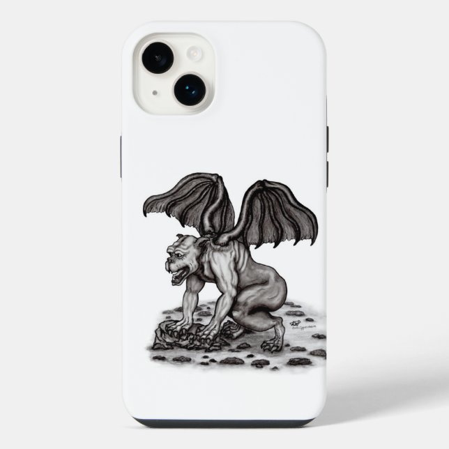 Golem Gargoyle iPhone Case (Back)