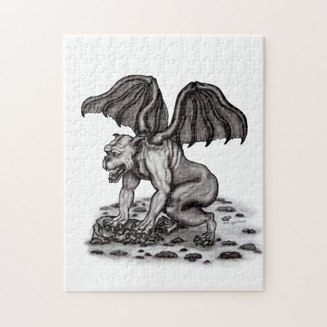 Golem Gargoyle Jigsaw Puzzle (Vertical)