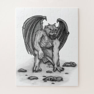 Golem Gargoyle Jigsaw Puzzle