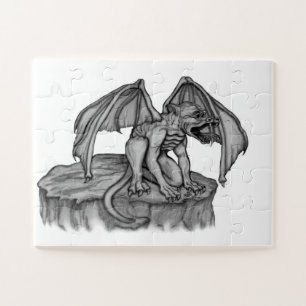 Golem Gargoyle Jigsaw Puzzle