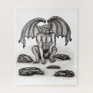 Golem Gargoyle Jigsaw Puzzle