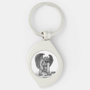Golem Gargoyle Key Ring