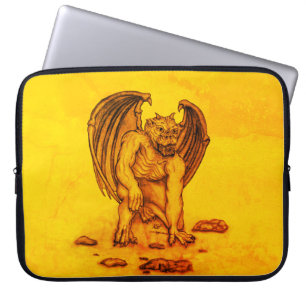 Golem Gargoyle Laptop Sleeve