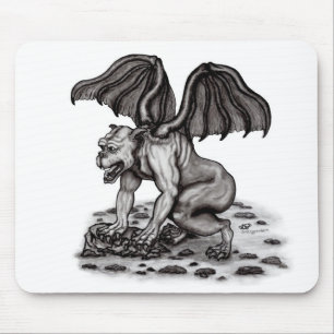 Golem Gargoyle Mouse Pad