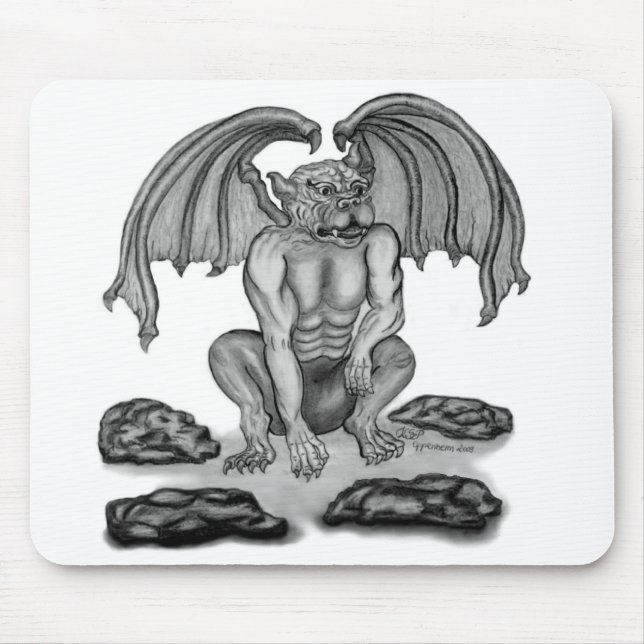 GOLEM - Gargoyle Mouse Pad (Front)